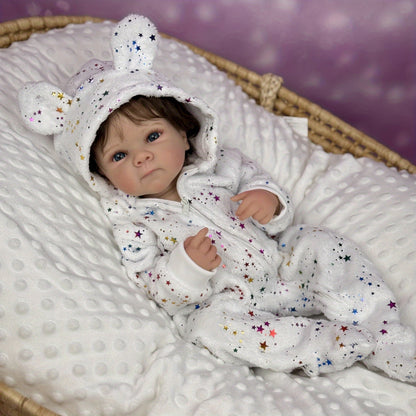 45cm Lifelike Vinyl Body Short Hair Bettie Reborn Baby Girl