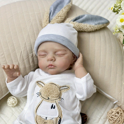 19 inches 3D-Paint Sleeping Irys Reborn Doll