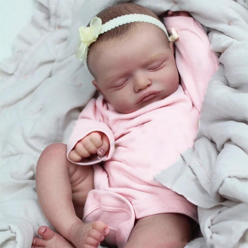 20 Inches Sweet Rosalie Reborn Dolls Girl In Pink Clothes