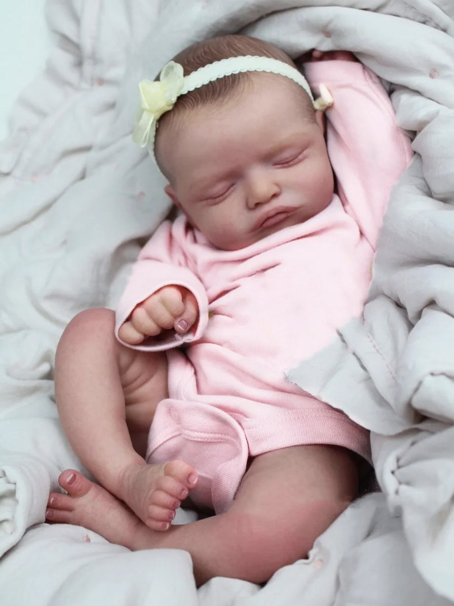20 Inches Sweet Rosalie Reborn Dolls Girl In Pink Clothes
