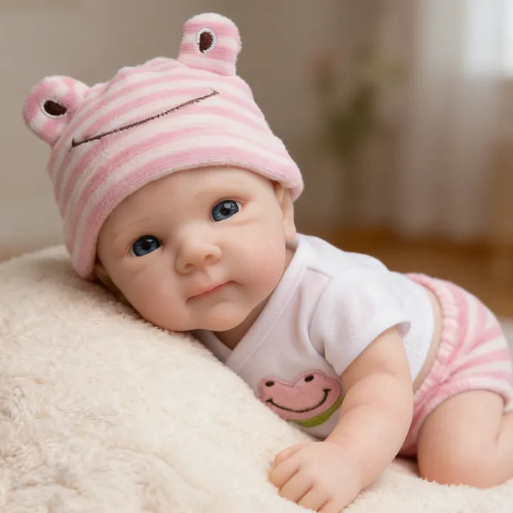 30cm Full Silicone Bettie Reborn Baby Girl in Pink Clothes