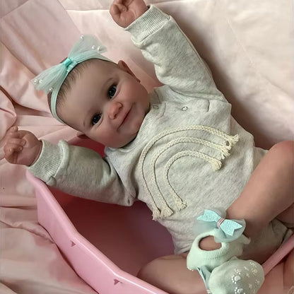 50cm Lifelike Open Eyes Smile Reborn Baby Girl-Maddie