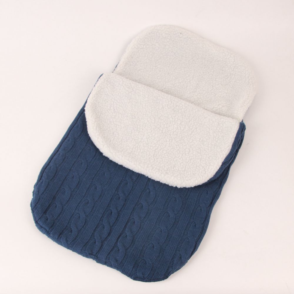 Knit Fleece Double Layer Sleeping Bag For 17-24 Inches Reborn Dolls