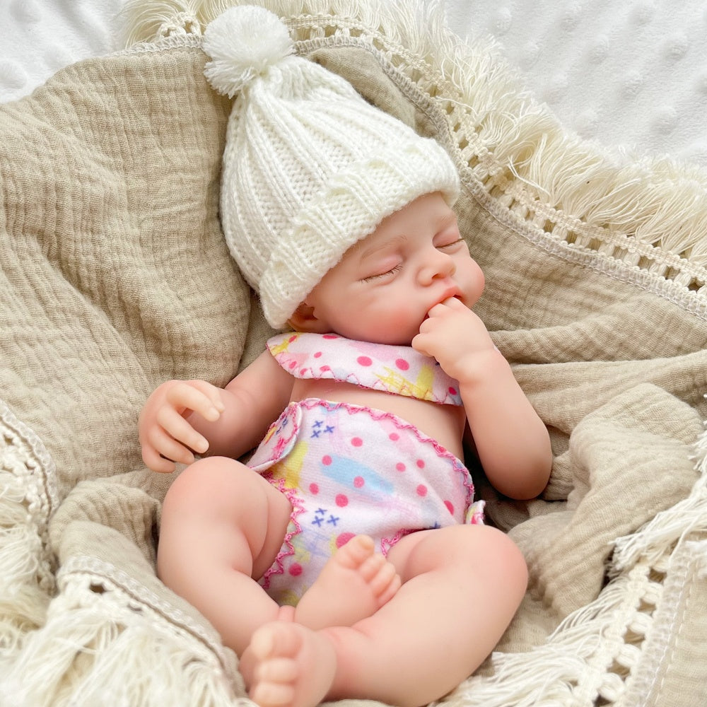 30cm Full Silicone Stretchable Irys Reborn Doll Girl