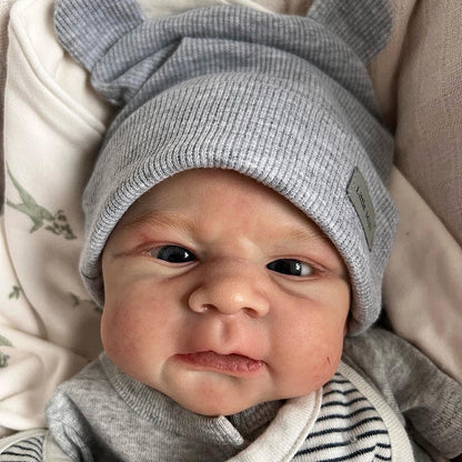 19 Inches Agatha Open Eyes Reborn Doll Boy-Elijah