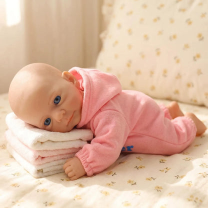 30cm Full Silicone Felicia Reborn Baby Girl in Pink Outfits