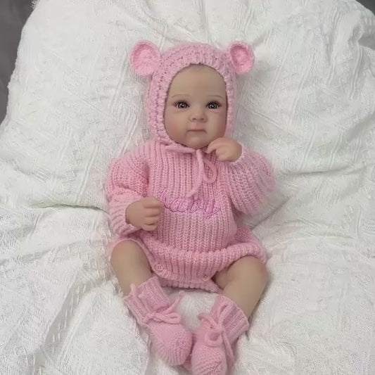 45cm Lifelike Full Vinyl Body Bettie Reborn Baby Girl-Bettie