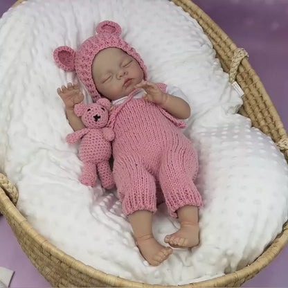 18 Inches Lifelike Soft Body Closed Eyes Irys Reborn Doll