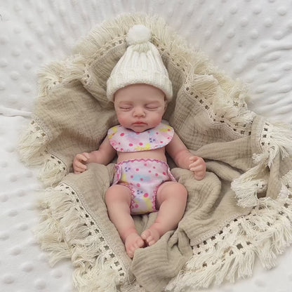 30cm Full Silicone Stretchable Irys Reborn Doll Girl