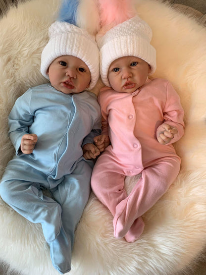 22'' Viola and Vivien Reborn Twin Girls-Saskia